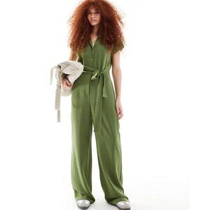 MANGO Women's Bow Long Jumpsuit